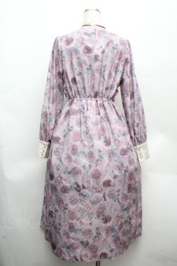 画像3: axes femme / ラヴィアンローズ柄ワンピース F ピンク S-26-04-09-029-AX-OP-TE-ZS