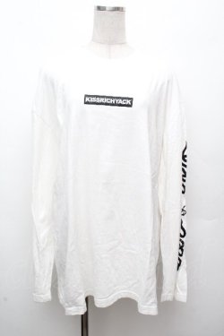 画像1: KRY CLOTHING / プリントロンT  白 S-26-04-09-004-EL-TO-HR-ZS