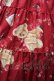 画像2: PINK HOUSE / strawberry choco bearプリントミディワンピース  赤 S-26-04-09-032-LO-OP-AS-ZS (2)