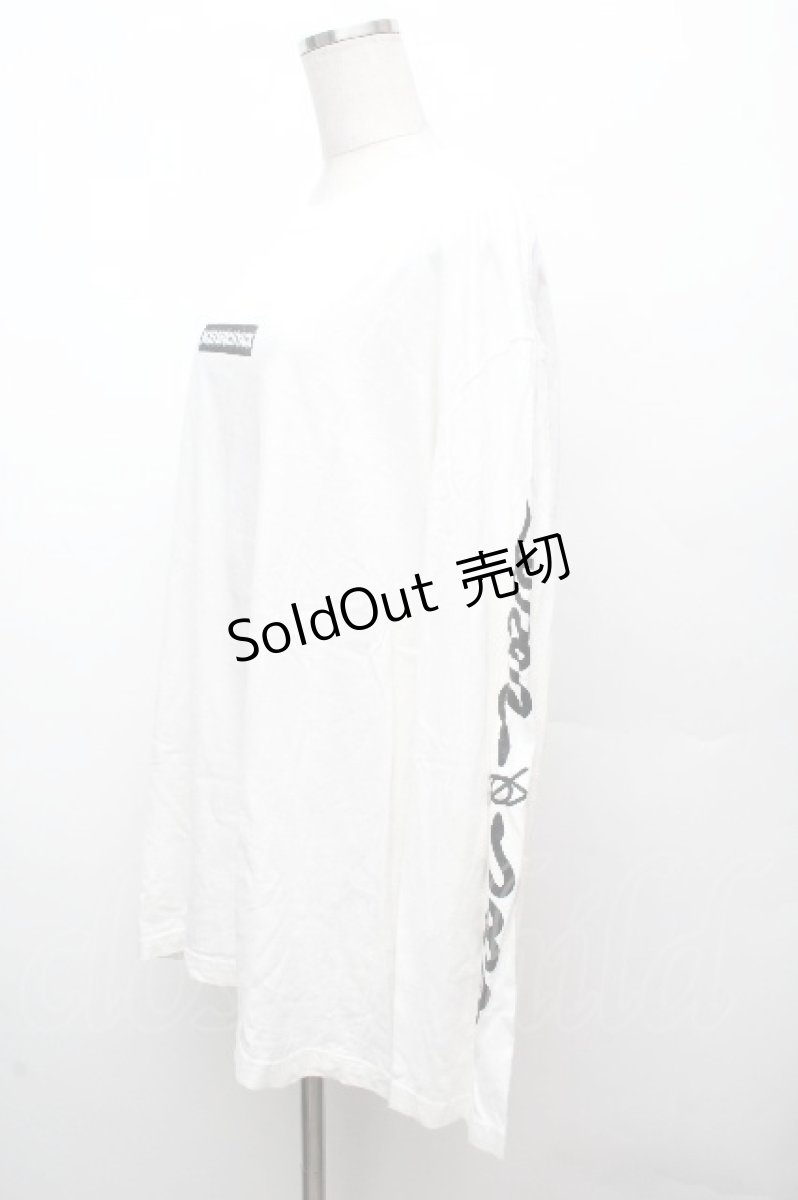 画像2: KRY CLOTHING / プリントロンT  白 S-26-04-09-004-EL-TO-HR-ZI (2)