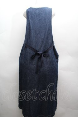 画像5: PINK HOUSE / PINK HOUSE×HELLO KITTYジャンパースカート  青 S-26-04-09-034-LO-OP-AS-ZS