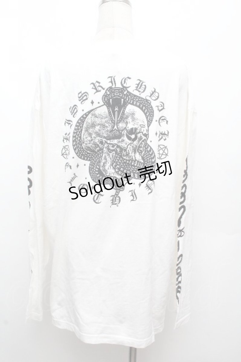 画像3: KRY CLOTHING / プリントロンT  白 S-26-04-09-004-EL-TO-HR-ZI (3)
