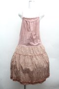 PINK HOUSE / インナーワンピース  ピンクｘブラウン S-26-04-09-036-LO-OP-AS-ZS
