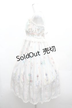 画像4: ALICE and the PIRATES / 幸せのシルバースプーン 12ヶ月の贈り物 ジャンパースカートII型  オフｘサックス S-26-04-09-037-PA-OP-AS-ZS