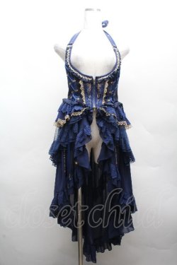 画像1: Hoshibako Works / スカーレットステラビスチェ  紺 S-26-04-09-038-LO-JA-HR-ZS