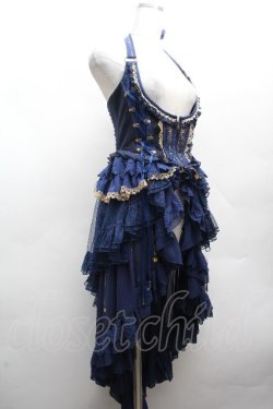 画像2: Hoshibako Works / スカーレットステラビスチェ  紺 S-26-04-09-038-LO-JA-HR-ZS