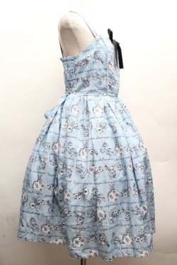 画像3: axes femme kawaii / アリス柄ワンピース  サックス S-26-04-09-039-AX-OP-HR-ZS