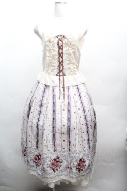 画像1: axes femme / ガーベラ＆オータムローズワンピース  アイボリー S-26-04-09-041-AX-OP-HR-ZS