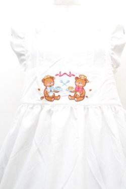 画像2: Avail / My dear little chefクマフリルエプロン  白 S-26-04-09-044-GO-OP-AS-ZS