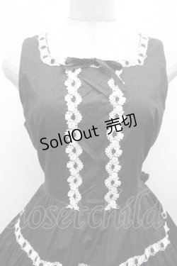 画像3: Cornet / お花レース編上げワンピース  黒ｘ白 S-26-04-09-046-LO-OP-AS-ZS