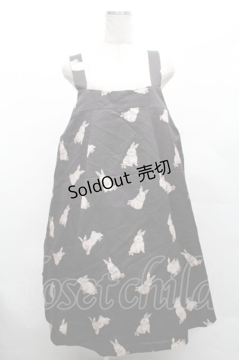画像1: Franche Lippee / うさぎワンピース  黒 S-26-04-09-047-LO-OP-AS-ZS (1)