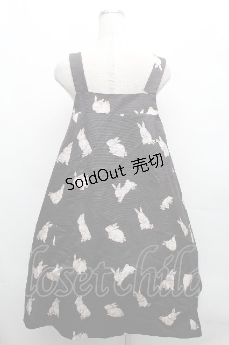 画像2: Franche Lippee / うさぎワンピース  黒 S-26-04-09-047-LO-OP-AS-ZS (2)