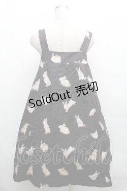 画像2: Franche Lippee / うさぎワンピース  黒 S-26-04-09-047-LO-OP-AS-ZS