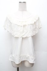 画像1: axes femme / ロマンティックレースプルオーバー M アイボリー S-26-04-09-006-AX-TO-TE-ZS (1)