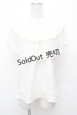 画像1: axes femme / ロマンティックレースプルオーバー M アイボリー S-26-04-09-006-AX-TO-TE-ZS