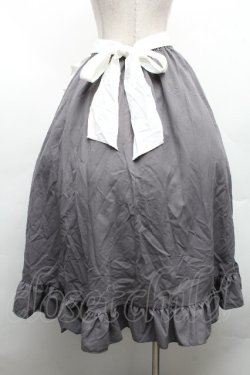 画像2: Cherirulu Chocola / MYフリルスカート+エプロン M グレー S-26-04-09-051-GO-SK-AS-ZS