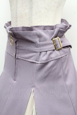 画像3: axes femme / センタージップロングスカート  ラベンダー S-26-04-09-052-AX-SK-AS-ZS