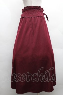 画像2: axes femme / センタージップロングスカート  ワイン S-26-04-09-053-AX-SK-AS-ZS