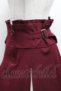 画像3: axes femme / センタージップロングスカート  ワイン S-26-04-09-053-AX-SK-AS-ZS