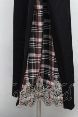 画像4: axes femme / チェック切替ワイドパンツ  黒 S-26-04-09-057-AX-PA-AS-ZS