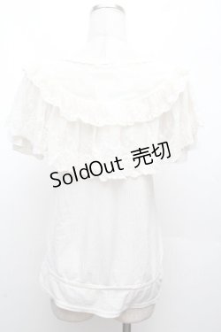 画像4: axes femme / ロマンティックレースプルオーバー M アイボリー S-26-04-09-006-AX-TO-TE-ZS