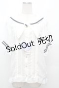 axes femme kawaii / 2WAYセーラーブラウス M ネイビー S-26-04-09-007-AX-BL-TE-ZS
