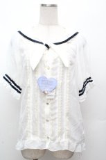 画像1: axes femme kawaii / 2WAYセーラーブラウス M ネイビー S-26-04-09-007-AX-BL-TE-ZS (1)