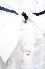 画像2: axes femme kawaii / 2WAYセーラーブラウス M ネイビー S-26-04-09-007-AX-BL-TE-ZS (2)