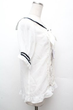 画像3: axes femme kawaii / 2WAYセーラーブラウス M ネイビー S-26-04-09-007-AX-BL-TE-ZS