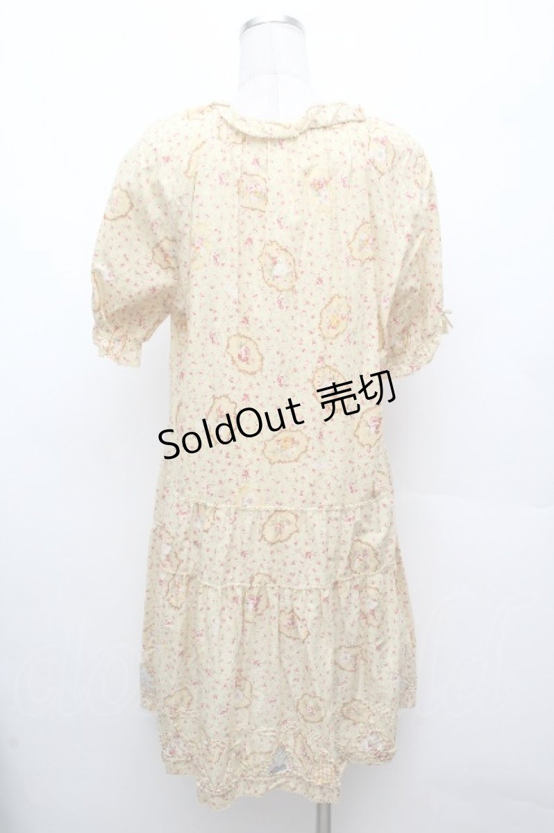 画像4: PINK HOUSE / フェリーチェパッチワークワンピース  イエロー S-26-04-09-012-LO-OP-AS-ZS (4)