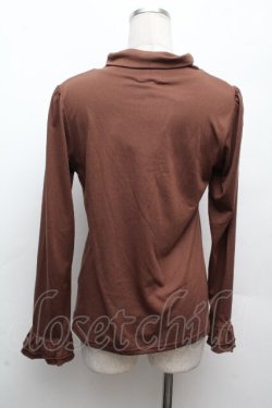 画像3: axes femme / ハイネックインナーカットソー  ブラウン S-26-04-09-017-AX-TO-AS-ZS