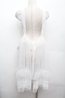 画像3: FLC / 星名桜子 hs チュールエプロンジャンスカ 3L 白 S-26-04-09-020-LO-OP-HR-ZS