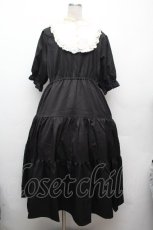 画像1: m petit by misako / TT*AMデシンヨークワンピース 3L 黒ｘ白 S-26-04-09-021-LO-OP-HR-ZS (1)