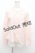axes femme POETIQUE / 襟刺繍ブラウス M ピンク S-26-04-09-003-AX-BL-TE-ZS