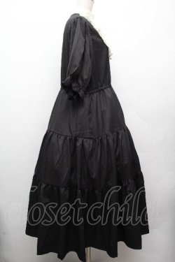 画像2: m petit by misako / TT*AMデシンヨークワンピース 3L 黒ｘ白 S-26-04-09-021-LO-OP-HR-ZS