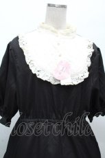 画像4: m petit by misako / TT*AMデシンヨークワンピース 3L 黒ｘ白 S-26-04-09-021-LO-OP-HR-ZS (4)