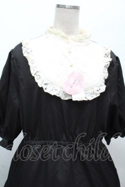 画像4: m petit by misako / TT*AMデシンヨークワンピース 3L 黒ｘ白 S-26-04-09-021-LO-OP-HR-ZS