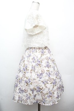 画像2: axes femme / フラワーptドッキングワンピース M キナリ S-26-04-09-022-AX-OP-TE-ZS