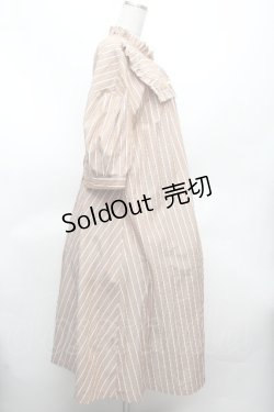 画像2: Franche Lippee / ストライプワンピース 3L ベージュ S-26-04-09-023-LO-OP-AS-ZS