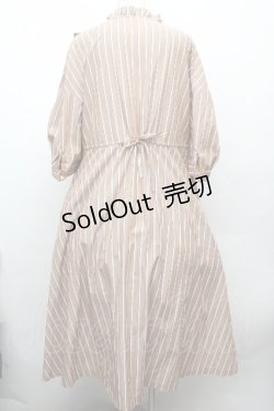 画像3: Franche Lippee / ストライプワンピース 3L ベージュ S-26-04-09-023-LO-OP-AS-ZS