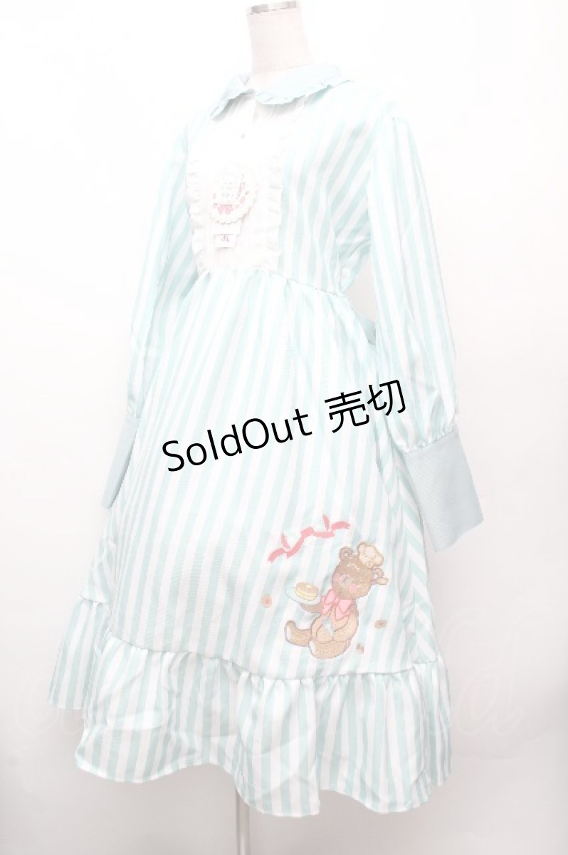 画像2: Avail / My dear little chefスソクマワンピース 4L ミント S-26-04-09-024-GO-OP-AS-ZS (2)