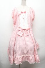 画像1: Avail / My dear little chefスハンソデワンピース 4L ピンク S-26-04-09-026-GO-OP-AS-ZS (1)