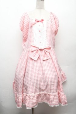 画像1: Avail / My dear little chefスハンソデワンピース 4L ピンク S-26-04-09-026-GO-OP-AS-ZS