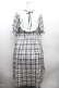 画像1: m petit by misako / チェックキリカエワンピース 3L 白ｘ黒 S-26-04-10-032-LO-OP-HR-ZS (1)