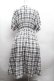 画像3: m petit by misako / チェックキリカエワンピース 3L 白ｘ黒 S-26-04-10-032-LO-OP-HR-ZS (3)