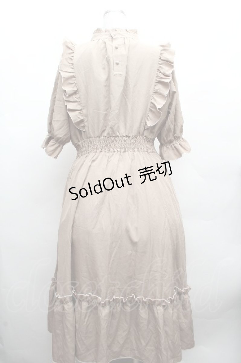 画像4: m petit by misako / NINA'SコラボAMハイショクメローワンピース 3L ベージュ S-26-04-10-034-LO-OP-HR-ZS (4)