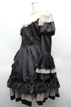 画像2: Hoshibako Works / ブライトプリンセス ドレス ワンピース  黒 S-26-04-10-041-LO-OP-HR-ZS