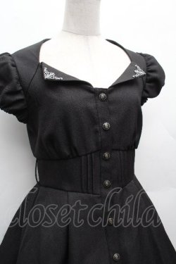 画像2: NIBBLE POISON / カットアウトデザインミニワンピース  黒 S-26-04-10-042-0-OP-HR-ZS