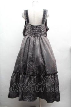 画像3: m petit by misako / TT*AOKストライプジャンパースカート 4L グレー S-26-04-10-044-LO-OP-HR-ZS