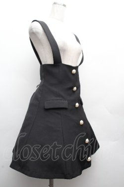 画像2: Ank Rouge / パールボタンスカート  黒 S-26-04-10-045-CA-SK-AS-ZS